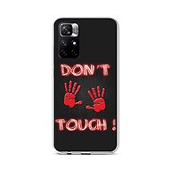 TopQ Xiaomi Redmi Note 11 silikon Don't Touch Red 67323 - Phone Cover