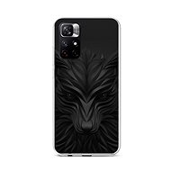 TopQ Xiaomi Redmi Note 11 Silicone Black Wolf 67317 - Phone Cover