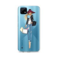 TopQ Realme C21 Silicone Lady 2 66853 - Phone Cover