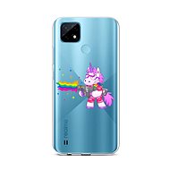 TopQ Realme C21 Silicone Rainbow Gun 66847 - Phone Cover