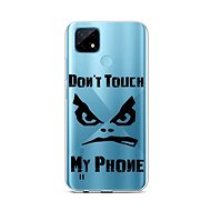 TopQ Realme C21 Silicone Don't Touch Transparent 66841 - Phone Cover