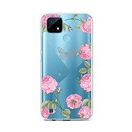 TopQ Realme C21 Silicone Peonies 66832 - Phone Cover
