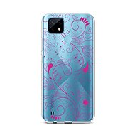 TopQ Realme C21 Silicone Pink Ornament 66829 - Phone Cover