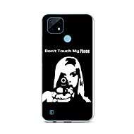 TopQ Realme C21 Silicone Don't Touch Gun 66808 - Phone Cover