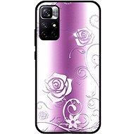 TopQ Xiaomi Redmi Note 11 Silicone Abstract Roses 67366 - Phone Cover