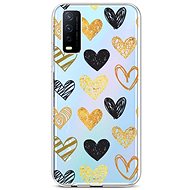 TopQ Vivo Y20s Silicone Heart 67003 - Phone Cover