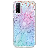 TopQ Vivo Y11s Silicone Rainbow Mandala 66618 - Phone Cover