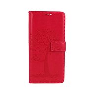 TopQ Xiaomi Redmi Note 11 Pro Book Dark Pink Owl Tree 67748 - Phone Case