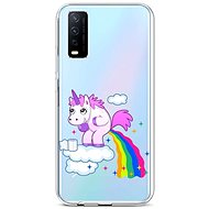 TopQ Vivo Y20s Silicone Rainbow Disaster 67012 - Phone Cover