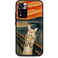 TopQ Xiaomi Redmi Note 11 Pro Silicone Scared Cat 67930 - Phone Cover