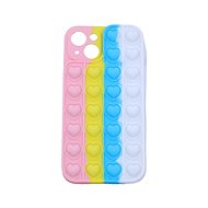 TopQ Heart Pop It iPhone 13 Silicone Coloured 67968 - Phone Cover