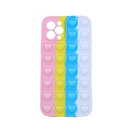 TopQ Heart Pop It iPhone 12 Pro Silicone Coloured 67972 - Phone Cover