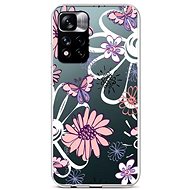 TopQ Xiaomi Redmi Note 11 Pro Silicone Flowers 68068 - Phone Cover