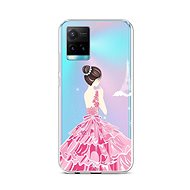 TopQ Vivo Y33s Silicone Pink Princess 68098 - Phone Cover