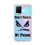 TopQ Vivo Y33s Silicone Don't Touch Transparent 68094 - Phone Cover