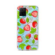 TopQ Vivo Y33s Silicone Strawberries 68091 - Phone Cover