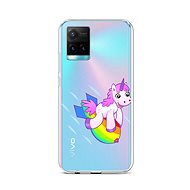 TopQ Vivo Y33s Silicone Flying Unicorn 68086 - Phone Cover