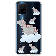 TopQ Vivo Y21s Silicone Grey Unicorns 68430 - Phone Cover