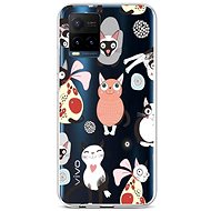 TopQ Vivo Y21s Silicone Cats 2 68406 - Phone Cover