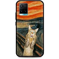 TopQ Vivo Y33s Silicone Scared Cat 68187 - Phone Cover