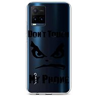 TopQ Vivo Y21s Silicone Don't Touch Transparent 68448 - Phone Cover