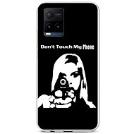 TopQ Vivo Y21s Silicone Don't Touch Gun 68410 - Phone Cover