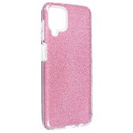 Forcell Samsung A12 Glitter Pink 68561 - Phone Case