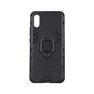 TopQ Xiaomi Redmi 9A Durable Black with Ring 67790 - Phone Cover
