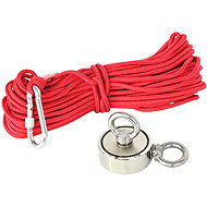 PRONETT Strong neodymium magnet with hook, load capacity 200 kg - Magnet