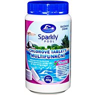Sparkly POOL Chlorine pool tablets 5in1 multifunctional 200g 1 kg - Pool Chemicals