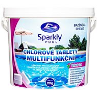Sparkly POOL Pool chlorine tablets 6in1 multifunctional 200g 3 kg - Pool Chemicals