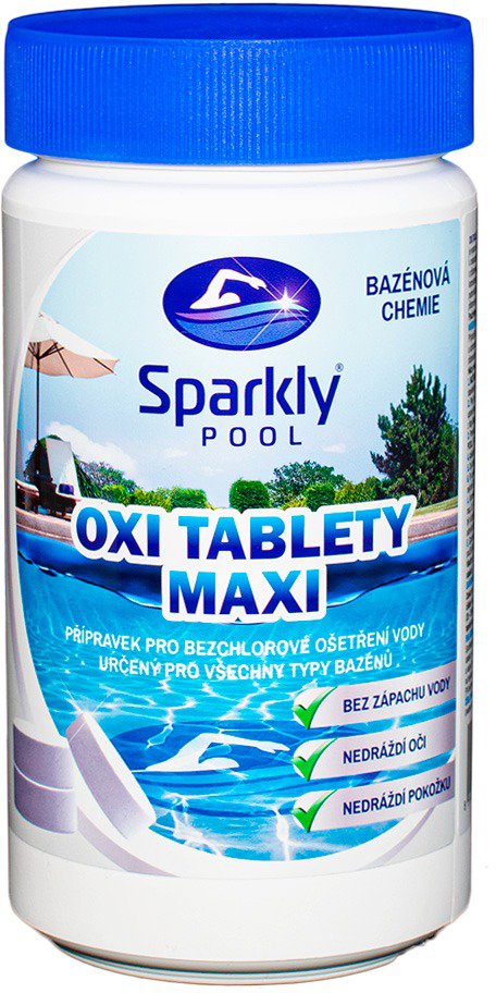 Sparkly POOL Oxi oxygen tablets MAXI 1 kg - Pool Chemicals