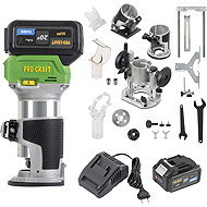 PROCRAFT POB24 Cordless Router 3-in-1 (1 × 4Ah) - Router Power Tool