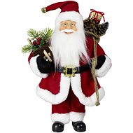 Dům Vánoc Santa v červeném kabátku 45 cm - Vánoční dekorace