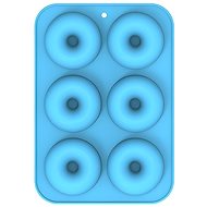 Pronett XJ4342 Silicone donut mould blue - Baking Mould