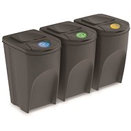 Prosperplast Sorting Waste Bin 3x35l PH GR - Rubbish Bin