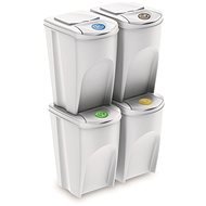 Prosperplast Abfallbehälter 4 x 35 Liter PH BI - Mülleimer