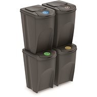 Prosperplast Abfallbehälter 4 x 35 Liter PH SE - Mülleimer