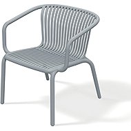 Prosperplast Garden armchair with arms Brene, grey - Garden Armchair