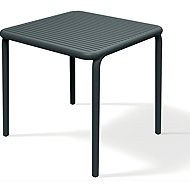 Prosperplast Dining table FBRS888 Brene, charcoal - Garden Table