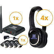 Pronomic SCBS - 41 Silent Disco V2 Band Set - Wireless System