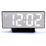 PRONETT XJ3821 Multifunction mirror clock with alarm and thermometer black - Alarm Clock