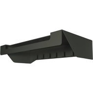 Proxa Clothes hooks 50 × 10 cm black - Coat Hanger