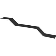 Proxa Wall shelf PL012-B 112 × 12 × 15 cm black - Shelf