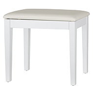 Proline Piano Stool Model S White Matte - Piano Stool