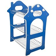 Verk 07116 Three-tier dish drainer blue - Draining Board