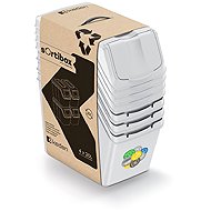 Prosperplast Sortibox Set of 4 Waste Sorting Bins 4 × 20L, Light Grey - Rubbish Bin