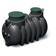 PROSPERPLAST Underground rainwater tank Unground R-2000 black - Retention Tank