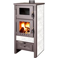 PRO-TERMO Fireplace stove Taurus Ceramic - white, 12 kW, flue 120 mm - Wood Stove