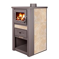PRO-TERMO Fireplace stove Nova Ceramic - beige, 7,5 kW, flue 120 mm - Wood Stove